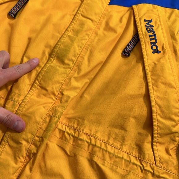 Marmot Goretex Mountain Hiking Jacket Vintage Thunderlight Medium - Picture 4 of 11